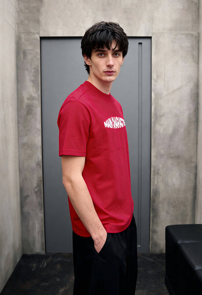 Voice Mail Hot Pink Heavyweight-Oversized T-Shirt