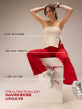 Red All-Day Flex Flare Pants | Cava at Broadway