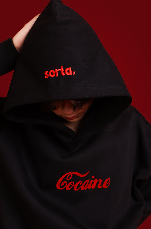 cocaine. - korean oversized hoodie | sorta at Broadway