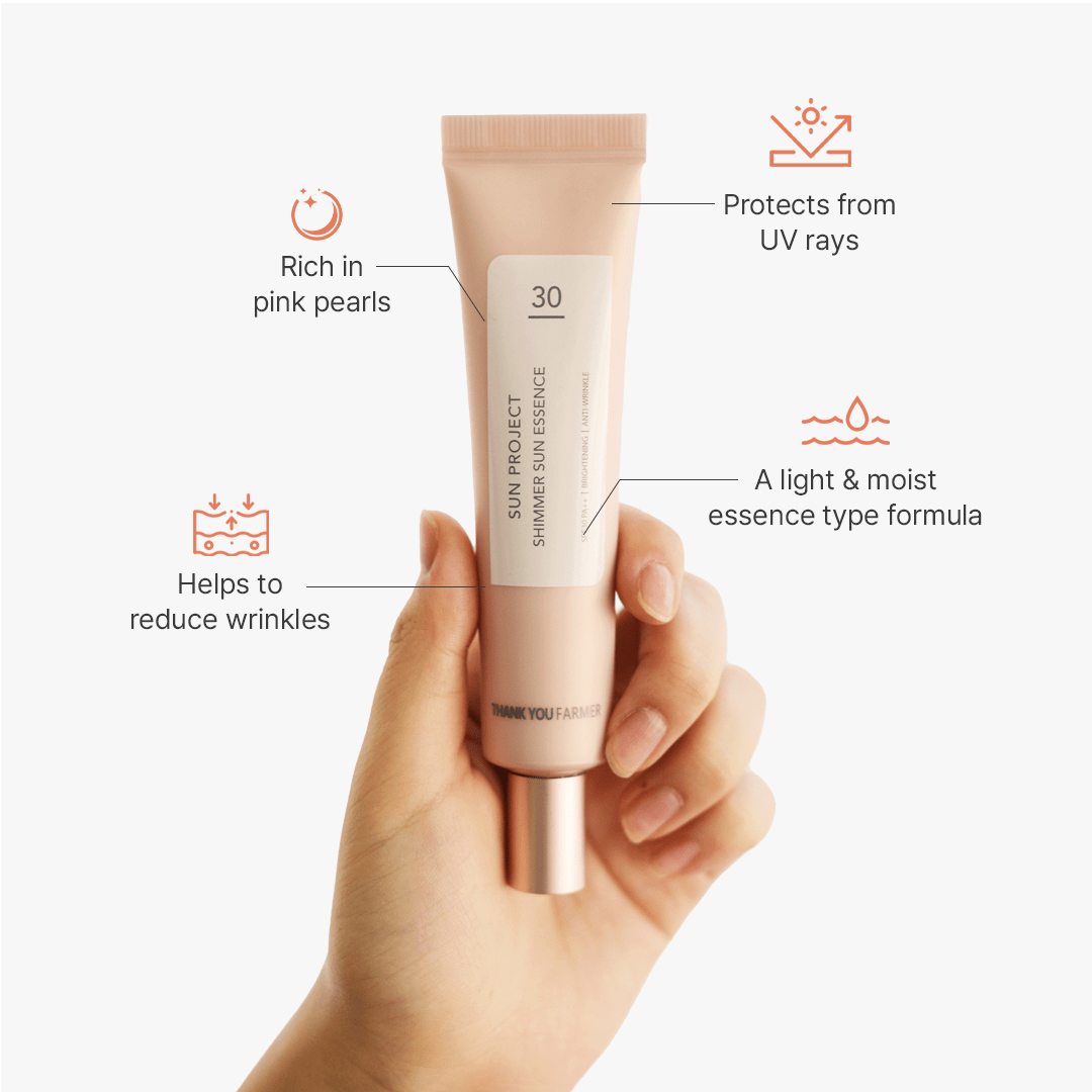 Thank You Farmer Sun Project Shimmer Sun Essence SPF30 PA++ | Thank You Farmer at Broadway