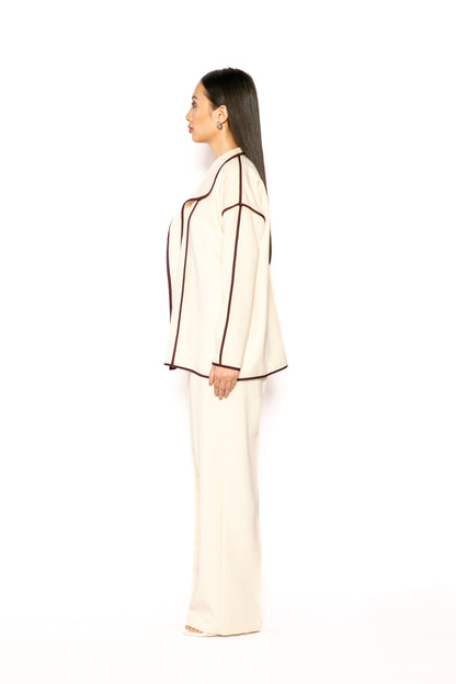 Contemponari-The Twins Jacket-Cream