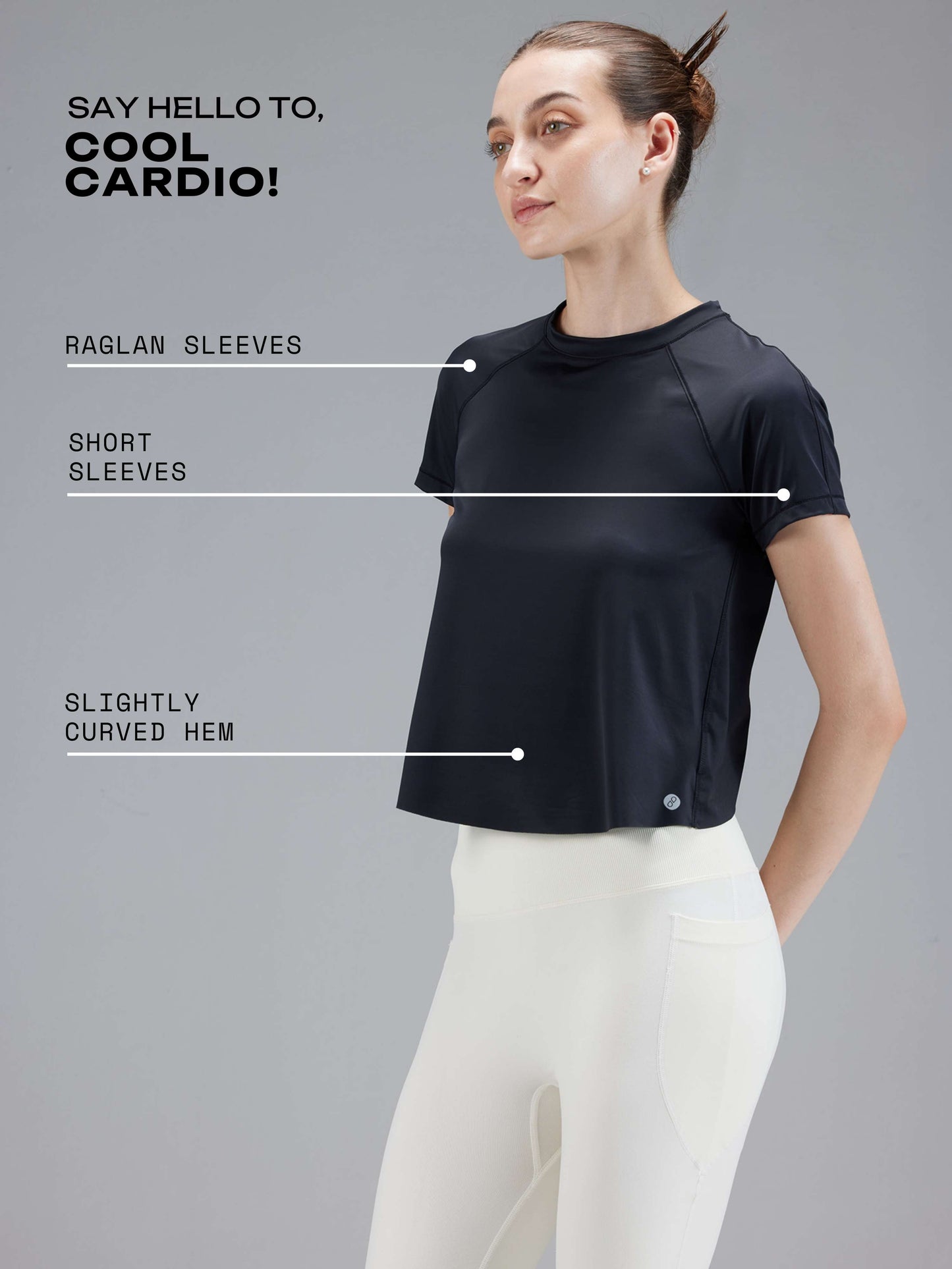 Black Overlap Tee | Cava at Broadway