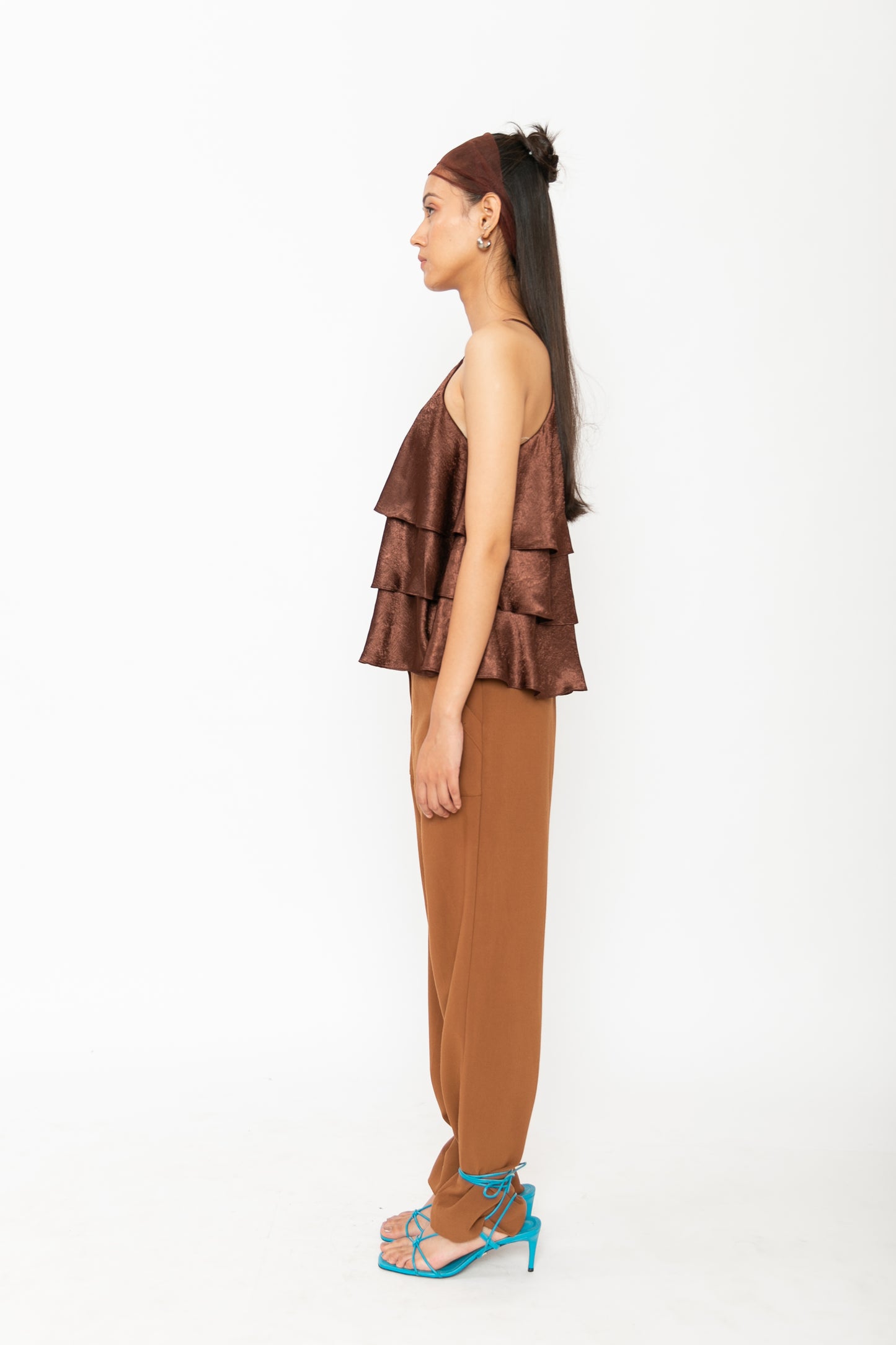 Contemponari-Bittersweet Top-Brown