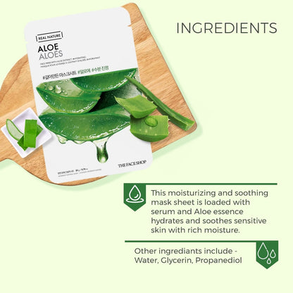 Real Nature Aloe Face Mask 20g