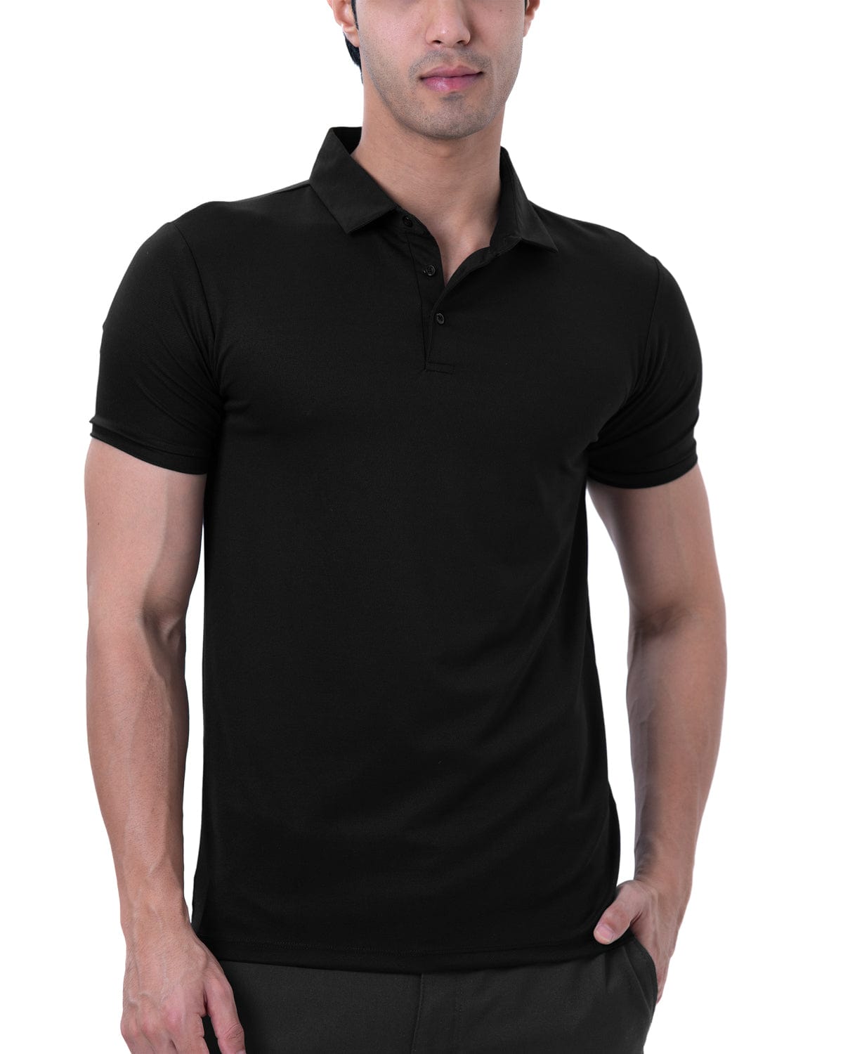 Cardinal Polo Twill - Raven Black