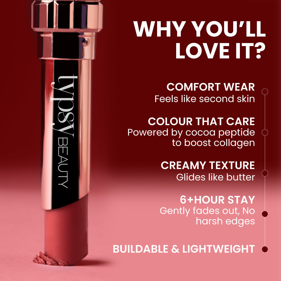 Cocoa Peptide Velvet Matte Lipstick | Typsy at Broadway