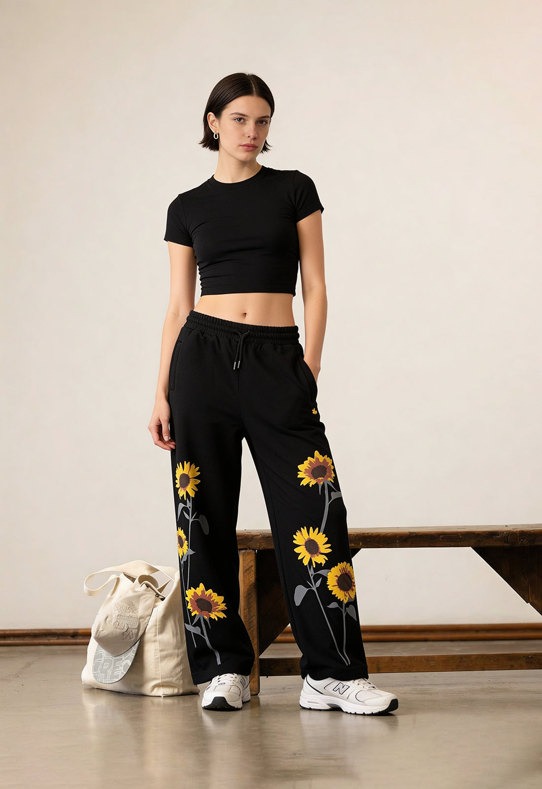 Dawn Sunflower Cotton Pant
