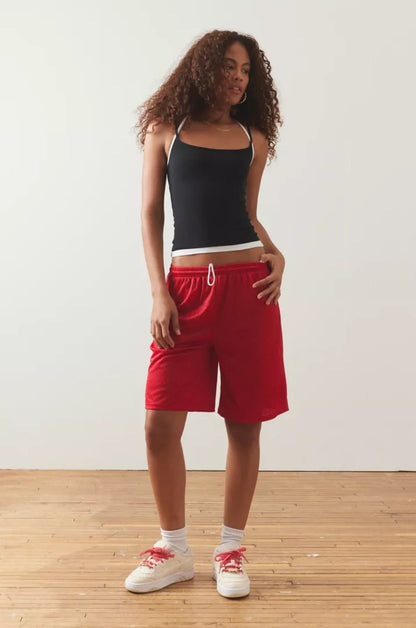 Cotton Compression Layered Cami Top