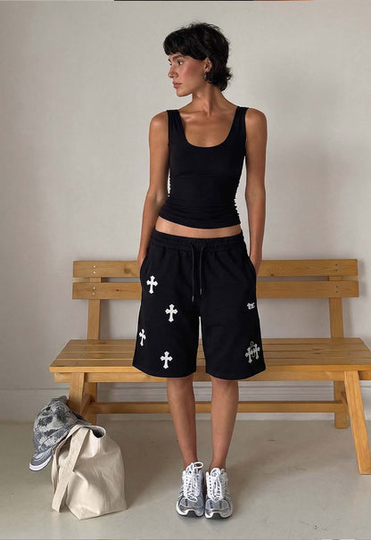 Gothic Cross Shorts