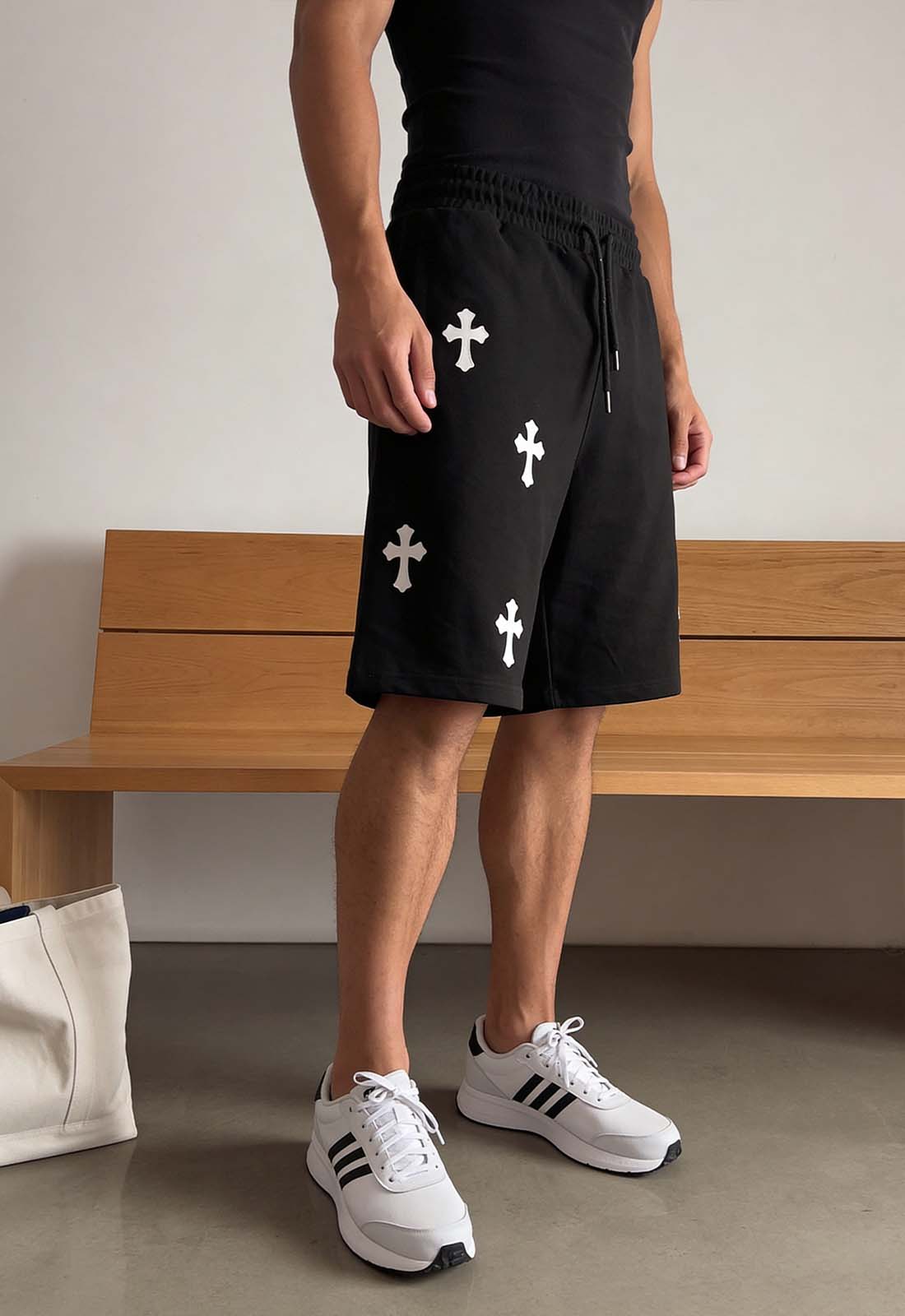 Gothic Cross Shorts