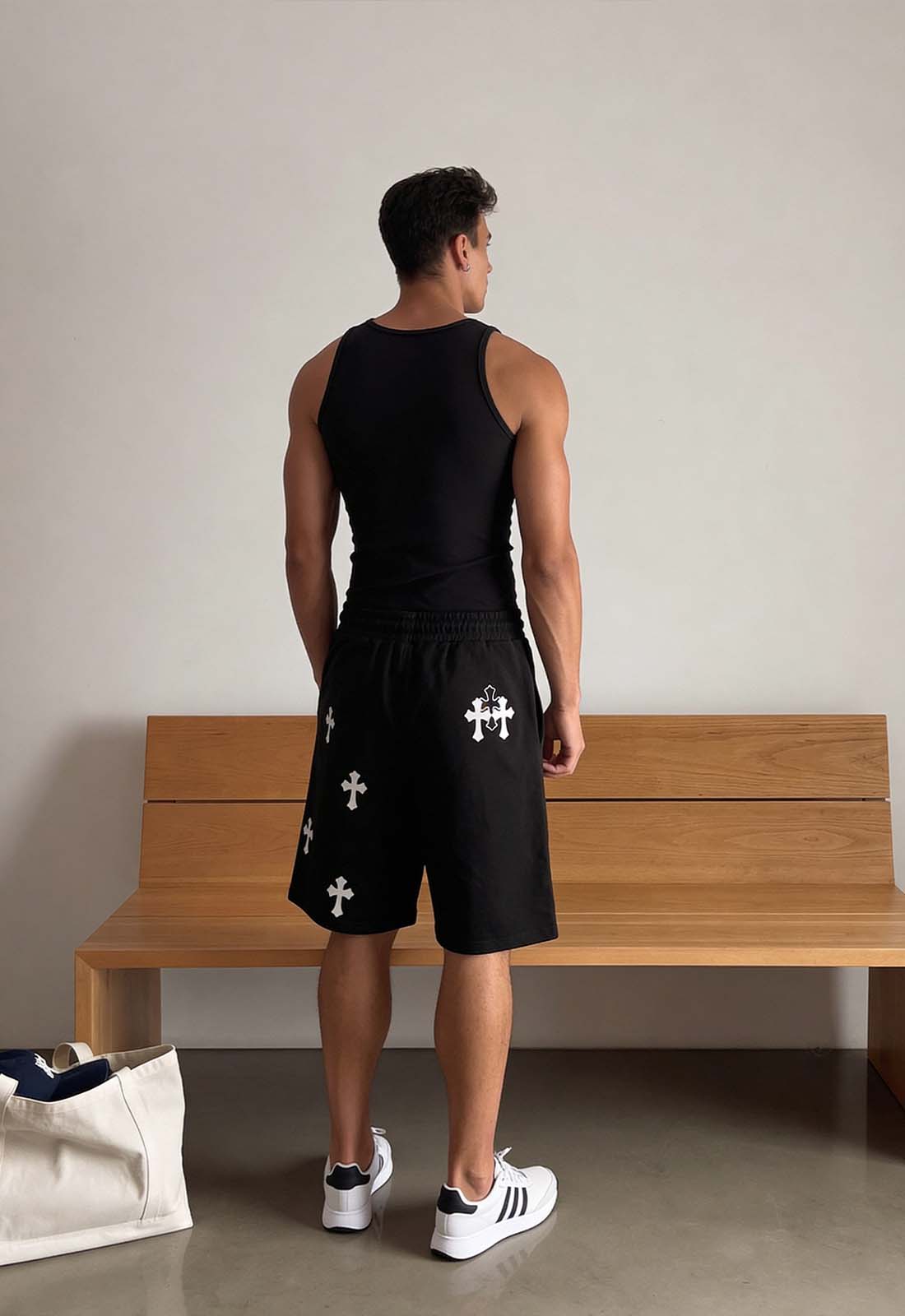 Gothic Cross Shorts