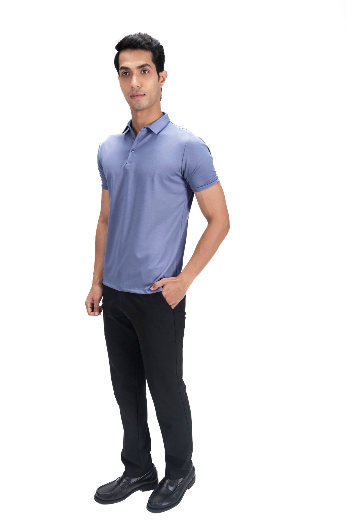 Cardinal Polo Twill- Airforce Blue