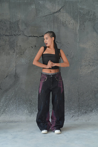 PURPLE STATIC VALKYRE JEANS