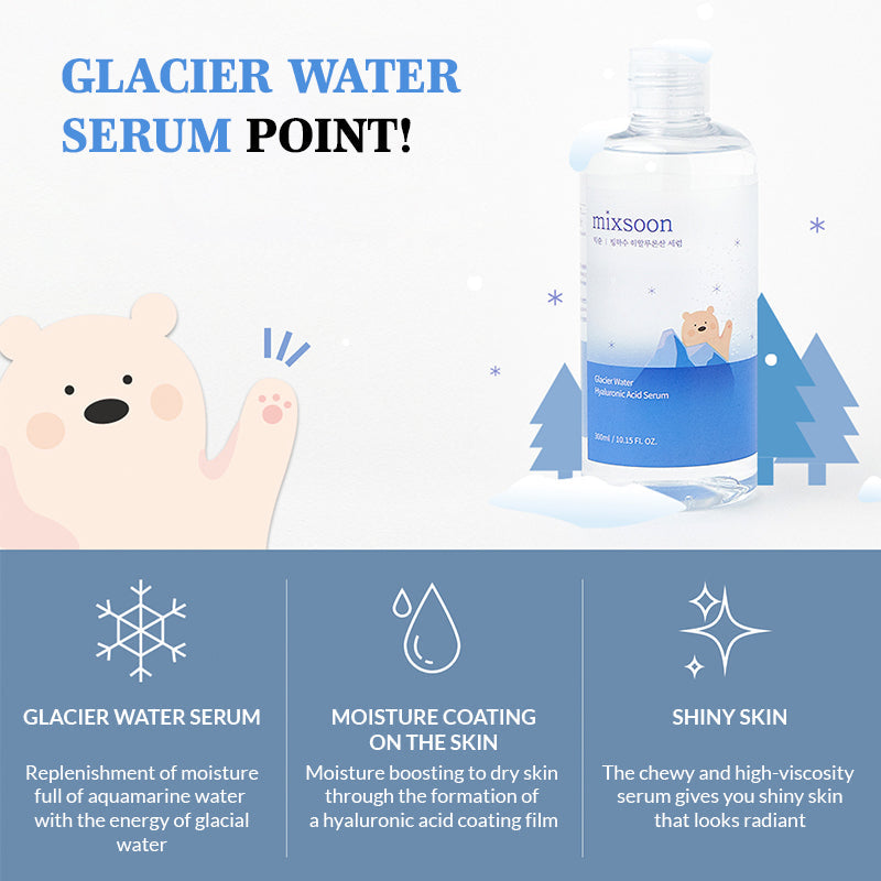 mixsoon Glacier Water Hyaluronic Acid Serum - 100ml