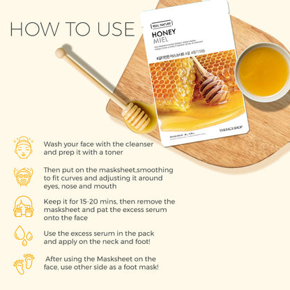 Real Nature Honey Face Mask 20g