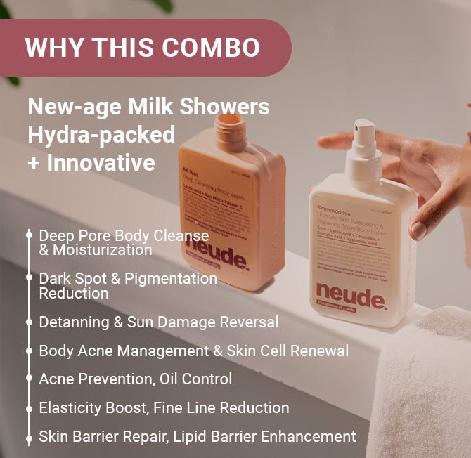 Neude In the Shower: Body Skin Conditioning Duo - Neude Skin