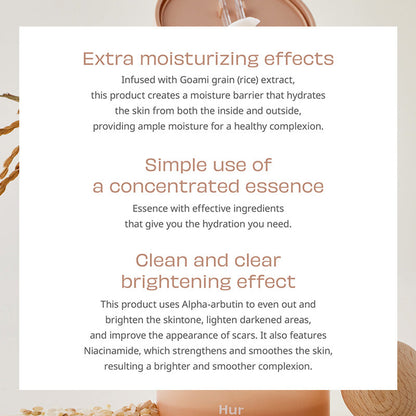 House of Hur Brightening Skin Prep Essence Pad 140ml | House Of Hur at Broadway