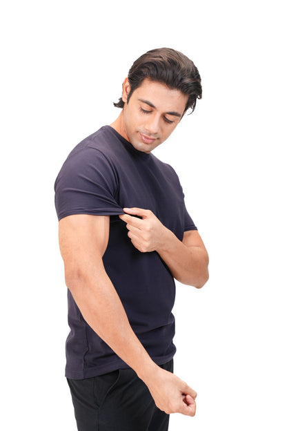 Absolute Cotton Crew - Cobalt Navy