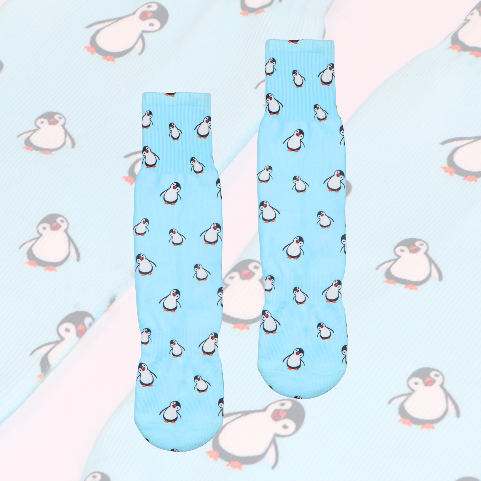 Penguin Parade Socks | The Boring Socks at Broadway