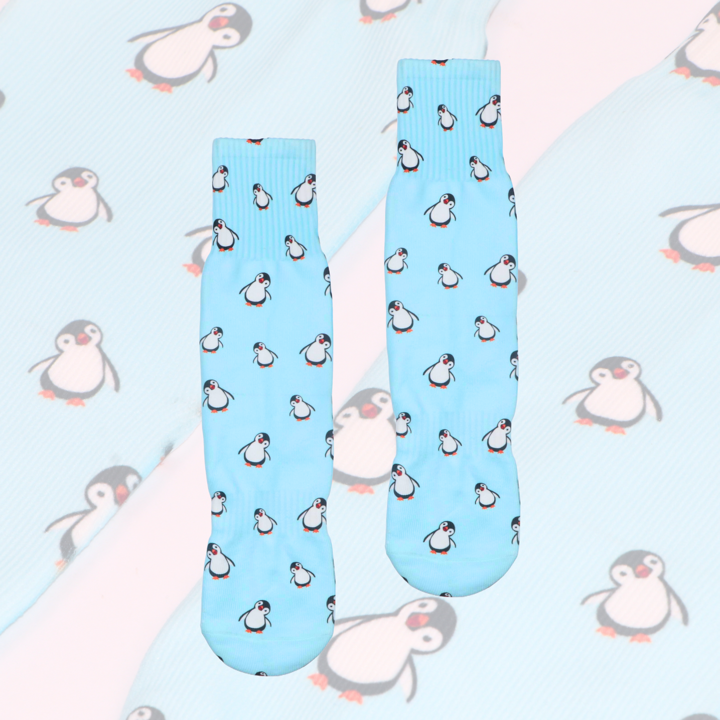 Penguin Parade Socks | The Boring Socks at Broadway