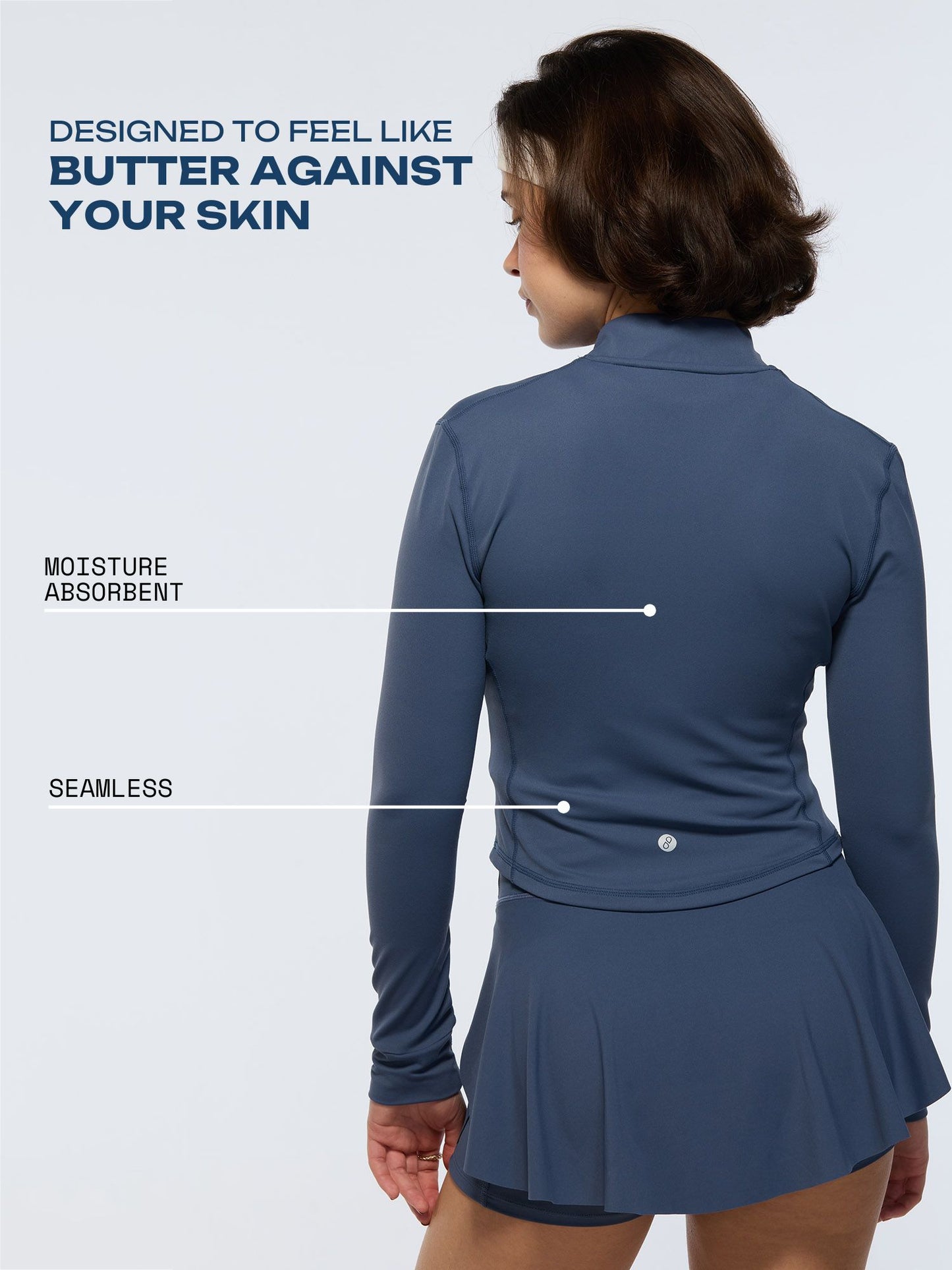 Steel Blue Sculptor Jacket