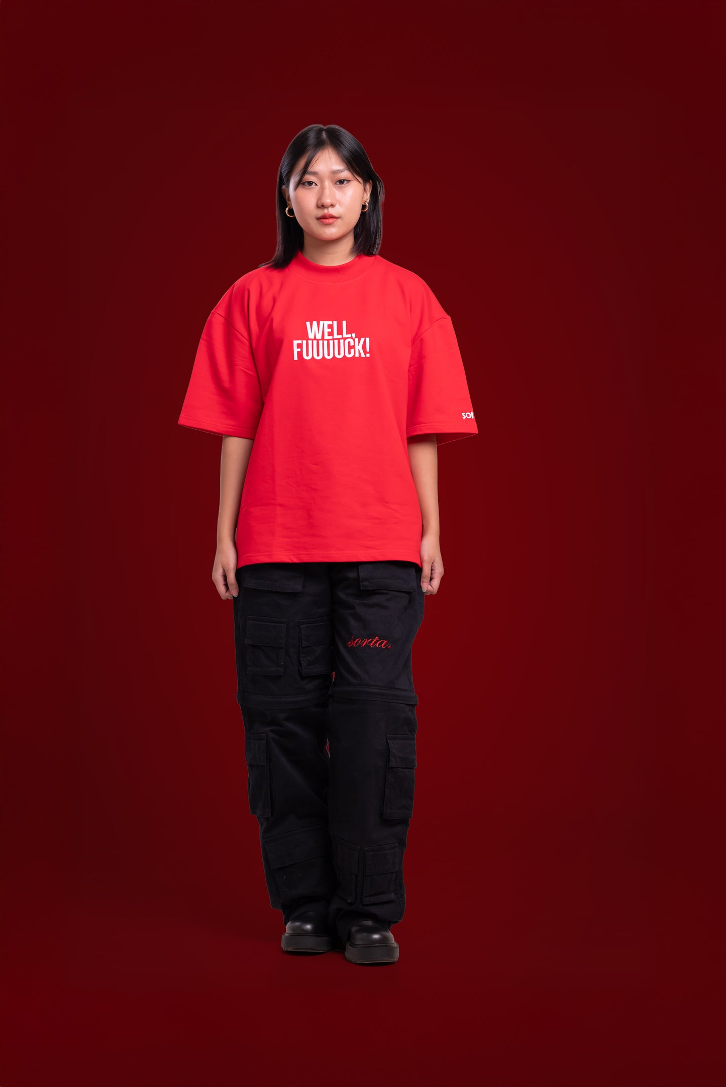 well fuck. - korean oversized tshirt | sorta at Broadway