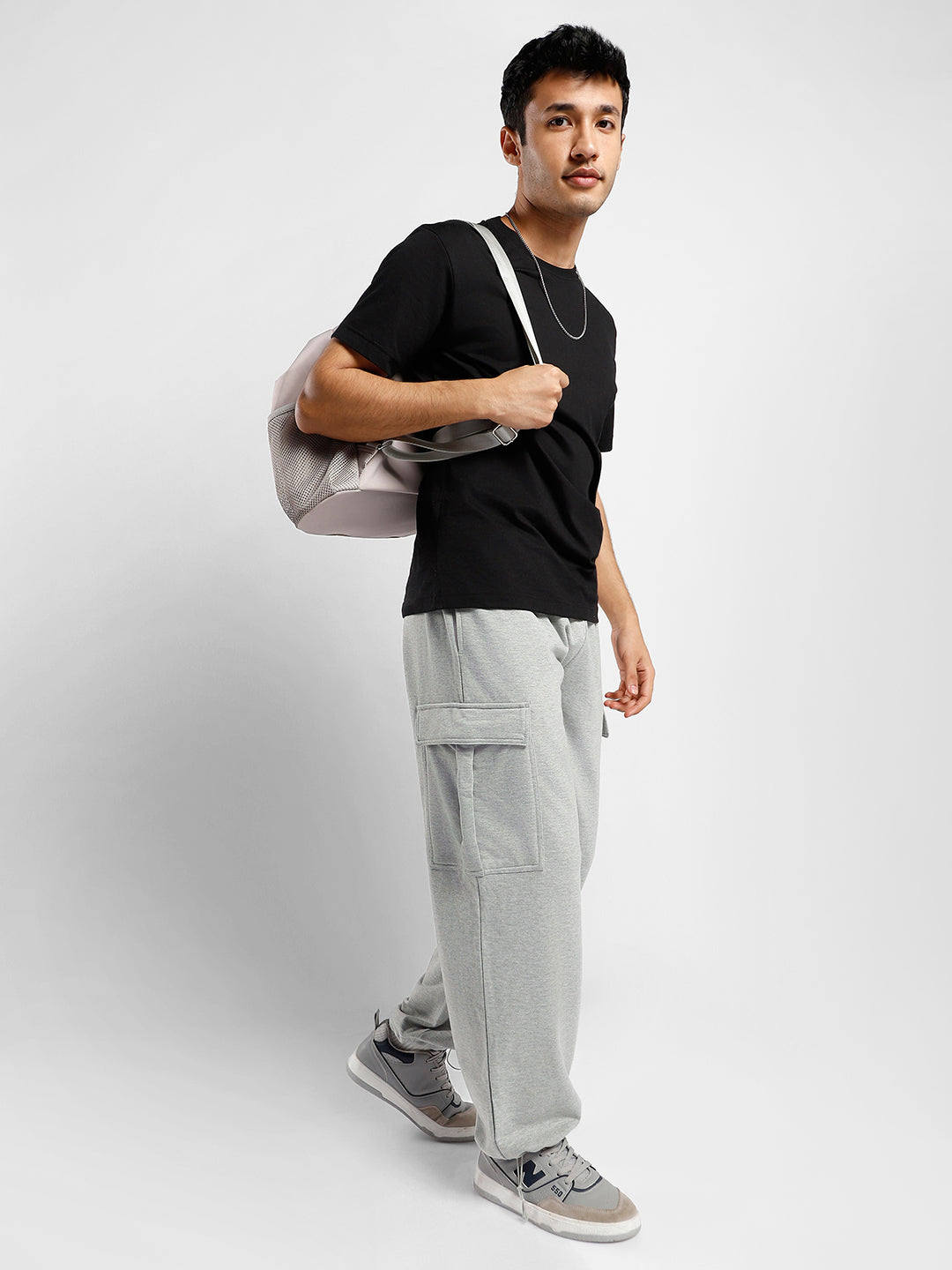 Relaxed Fit Cargo Joggers
