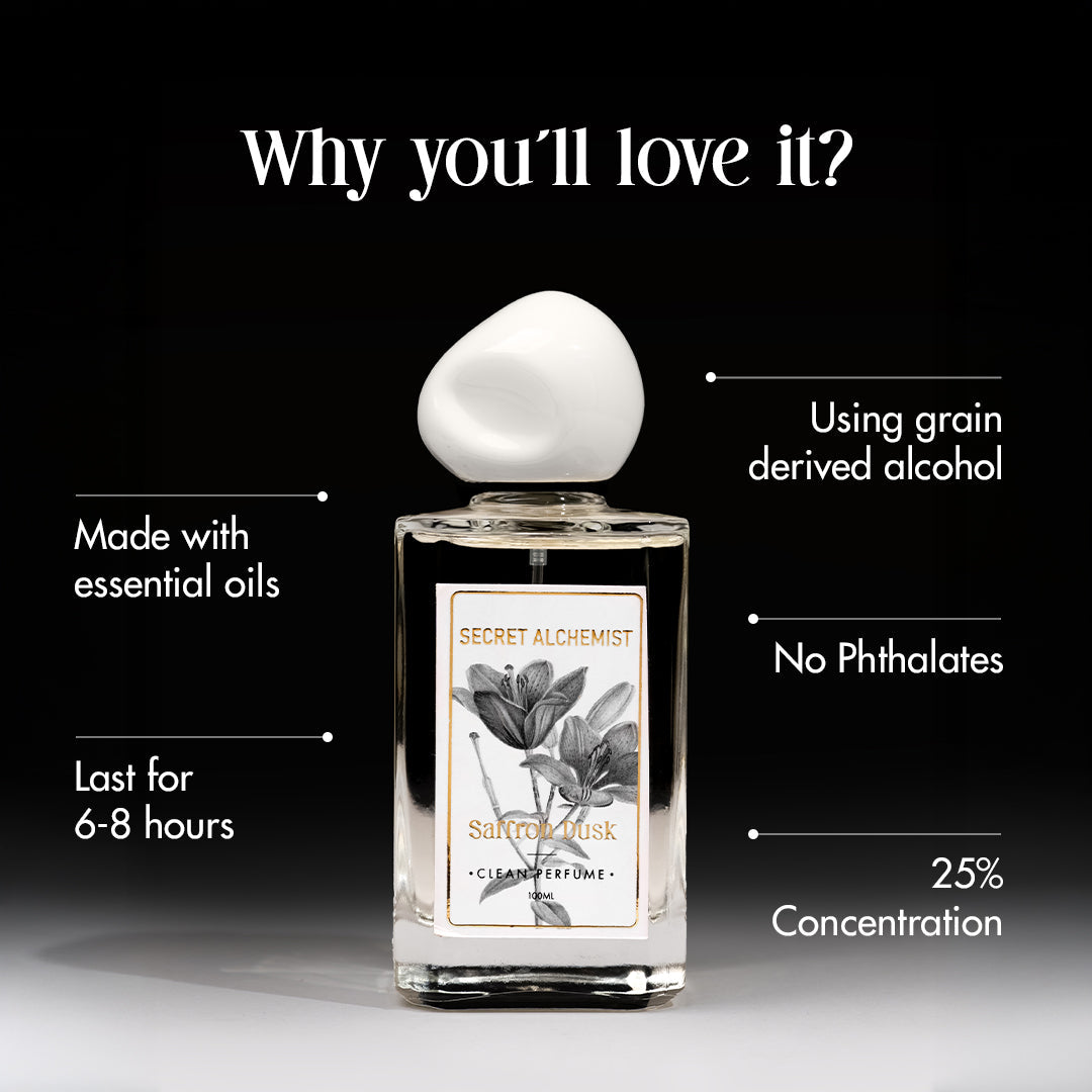 Saffron Dusk- Clean Perfume (Parfum)