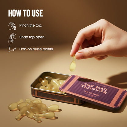 Late Checkout Travel Capsules (25 X 1ML) | The Mad Nose at Broadway