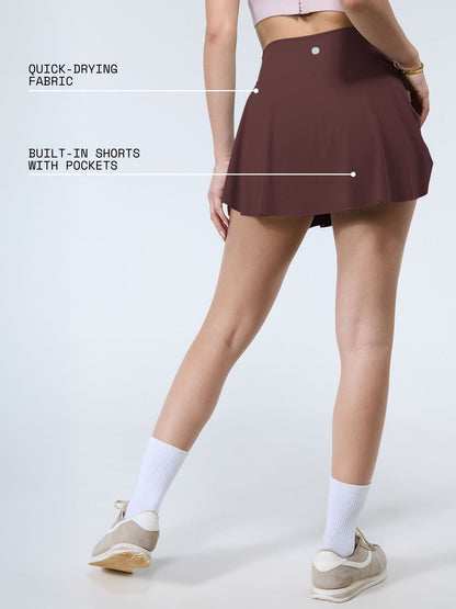 Toasted Swirl Tennis Skorts
