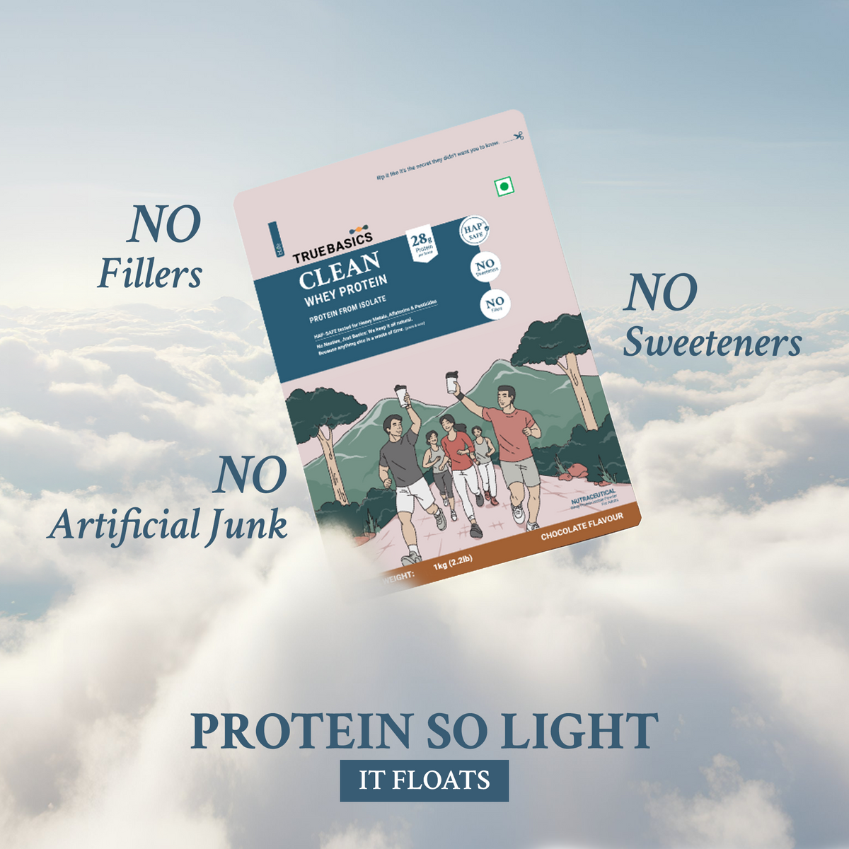 Clean Whey 100% Protein Isolate Powder