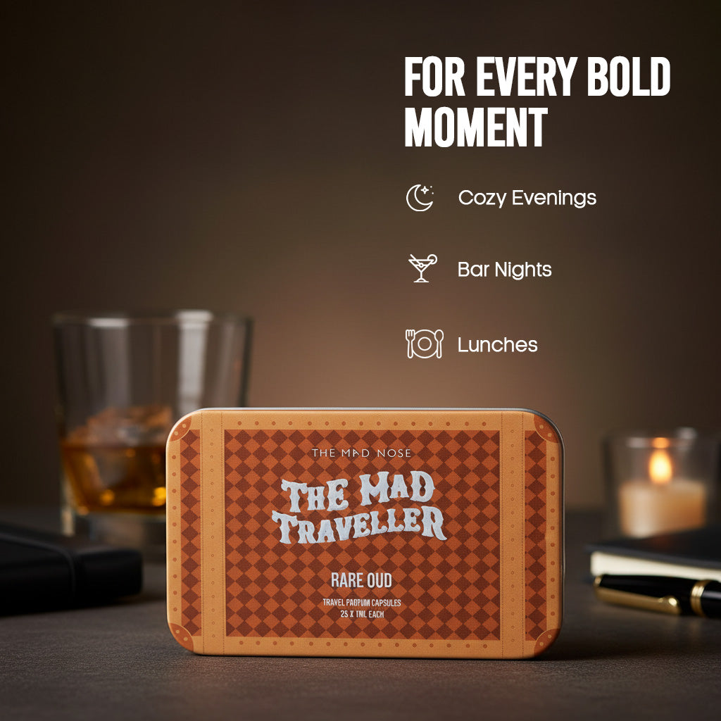 Rare Oud Travel Capsules (25 X 1ML) | The Mad Nose at Broadway