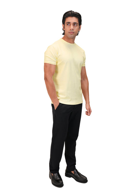 Absolute Cotton Crew - Lemon Yellow