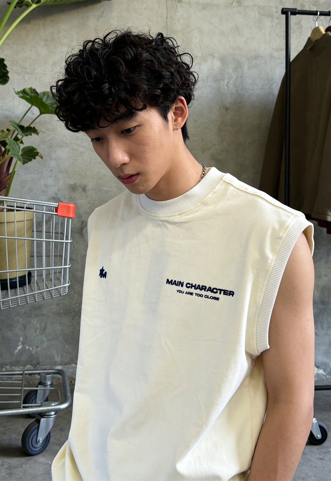 At The Top Cream Vest