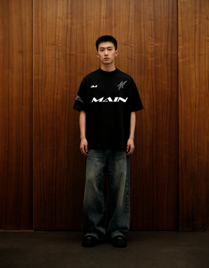 Night Born Heavyweight-Oversized T-Shirt