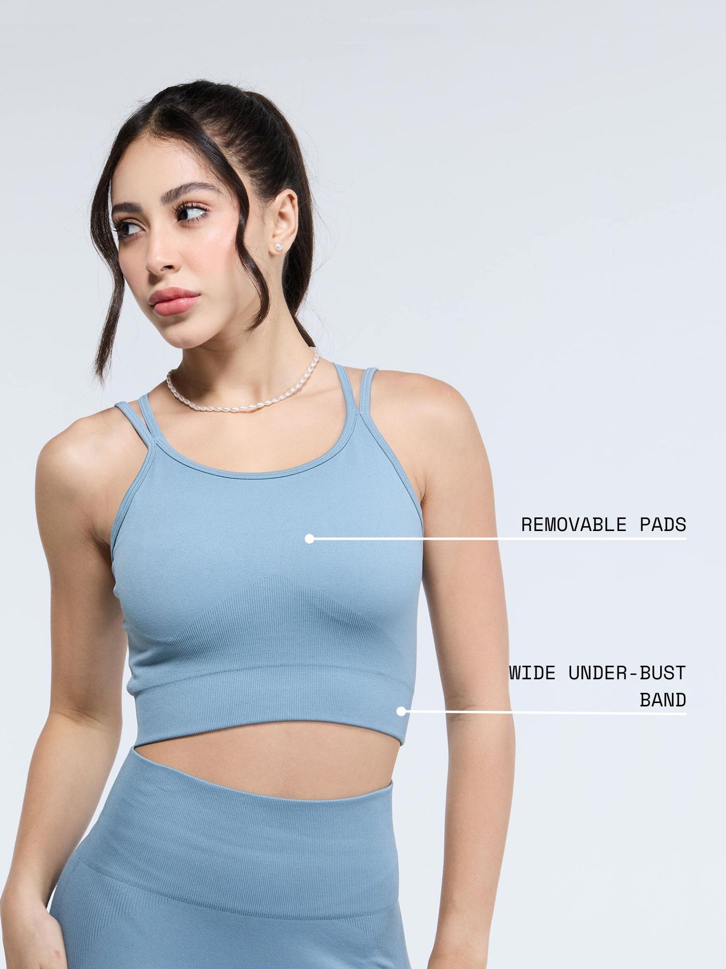 Blue Super Stretch Brami