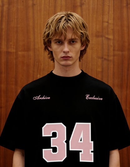 Reimagined Black Oversized T-Shirt