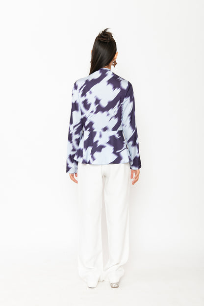 Contemponari-Magnolia Top-Blue