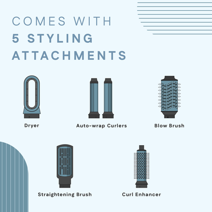 5 in 1 Hair Blow Brush | Auto Curler, Dryer, Straightener & Styler -1 | Winston at Broadway