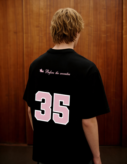 Reimagined Black Oversized T-Shirt