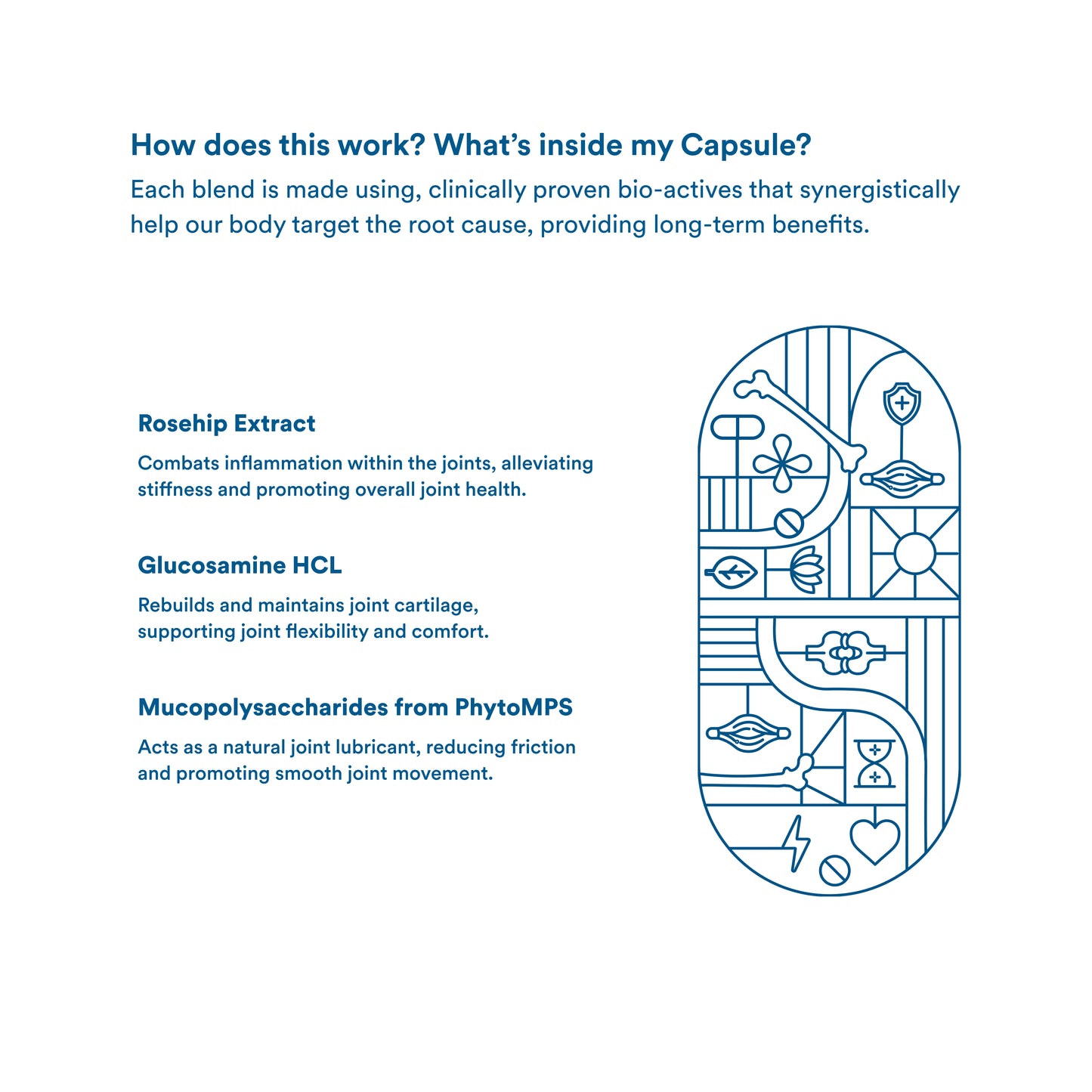 Origins Nutra Jointflex Support |Regenerate Cartilage, Reduces Joint Inflammation | Glucosamine HCL, Rosehip Extract, Mucopolysaccharides |GMP Certified | For Men & Women | 56 Veg Tablets