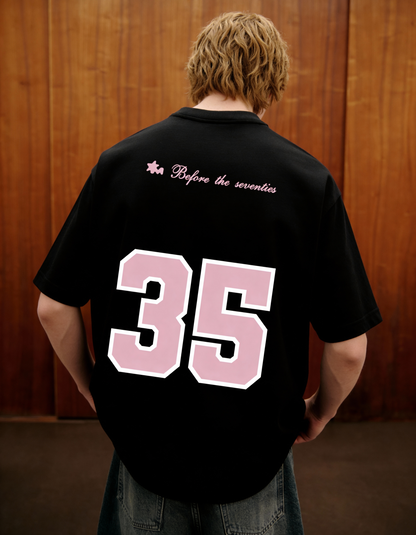 Reimagined Black Oversized T-Shirt