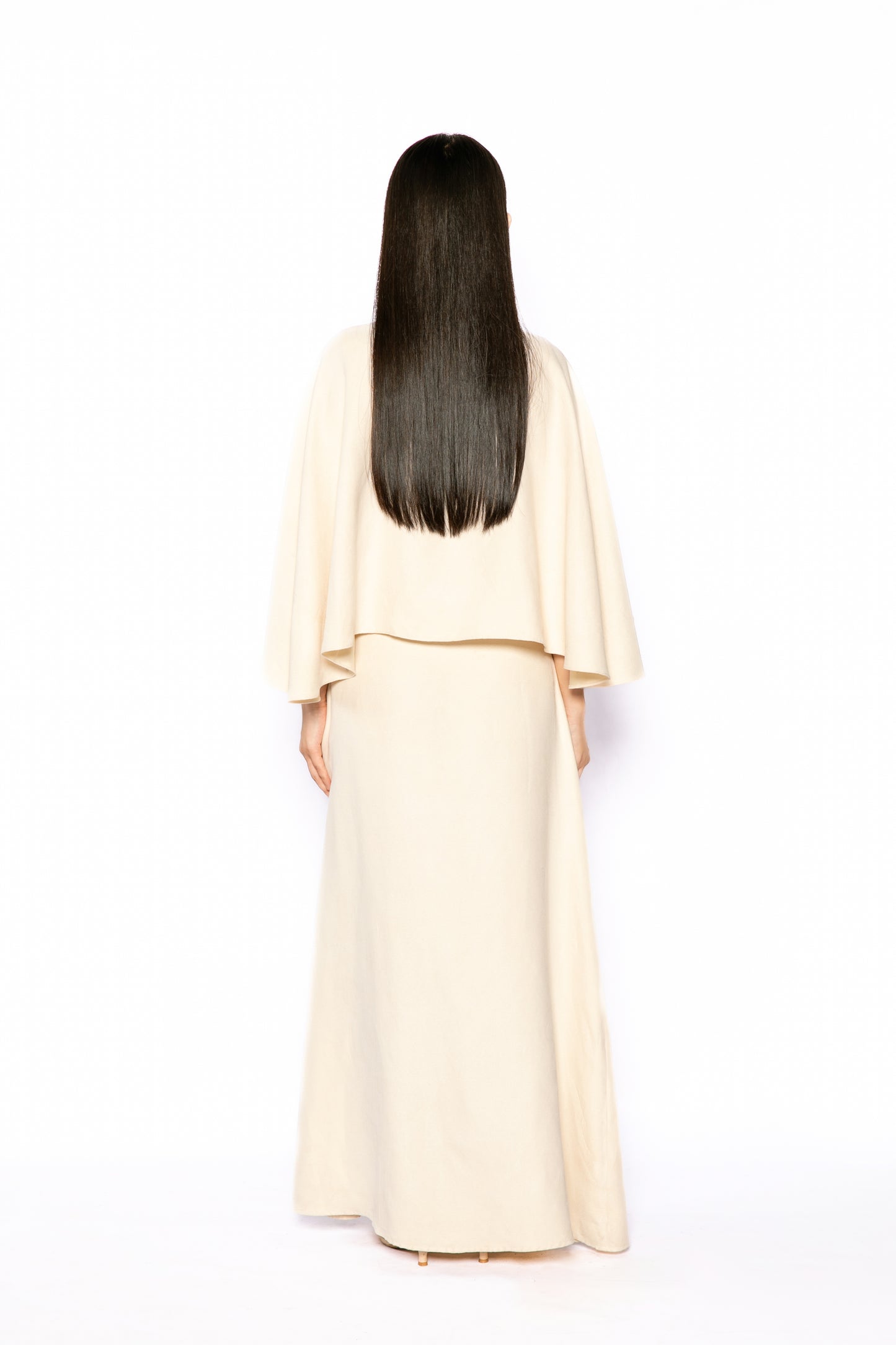 Contemponari-Lotus Dress-White