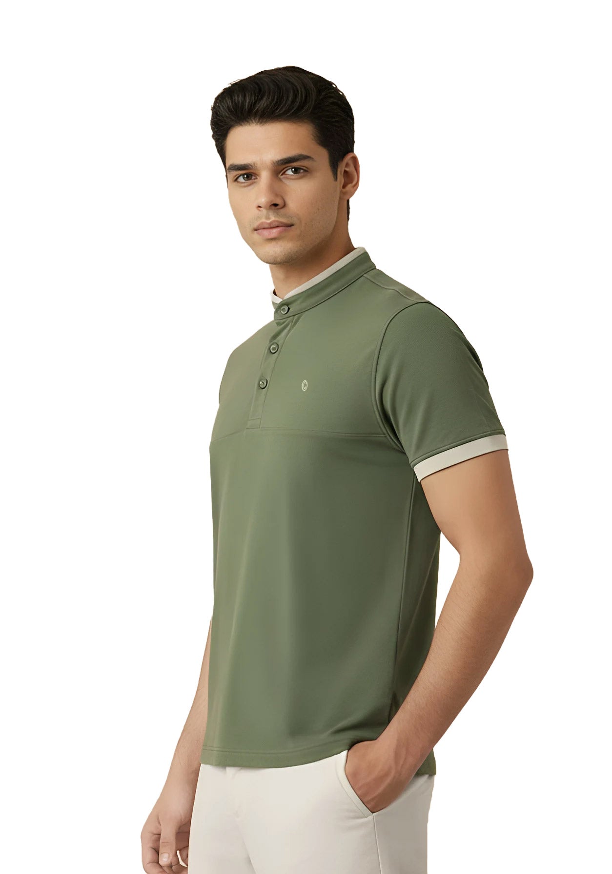 Spear Point Collar Poloshirt