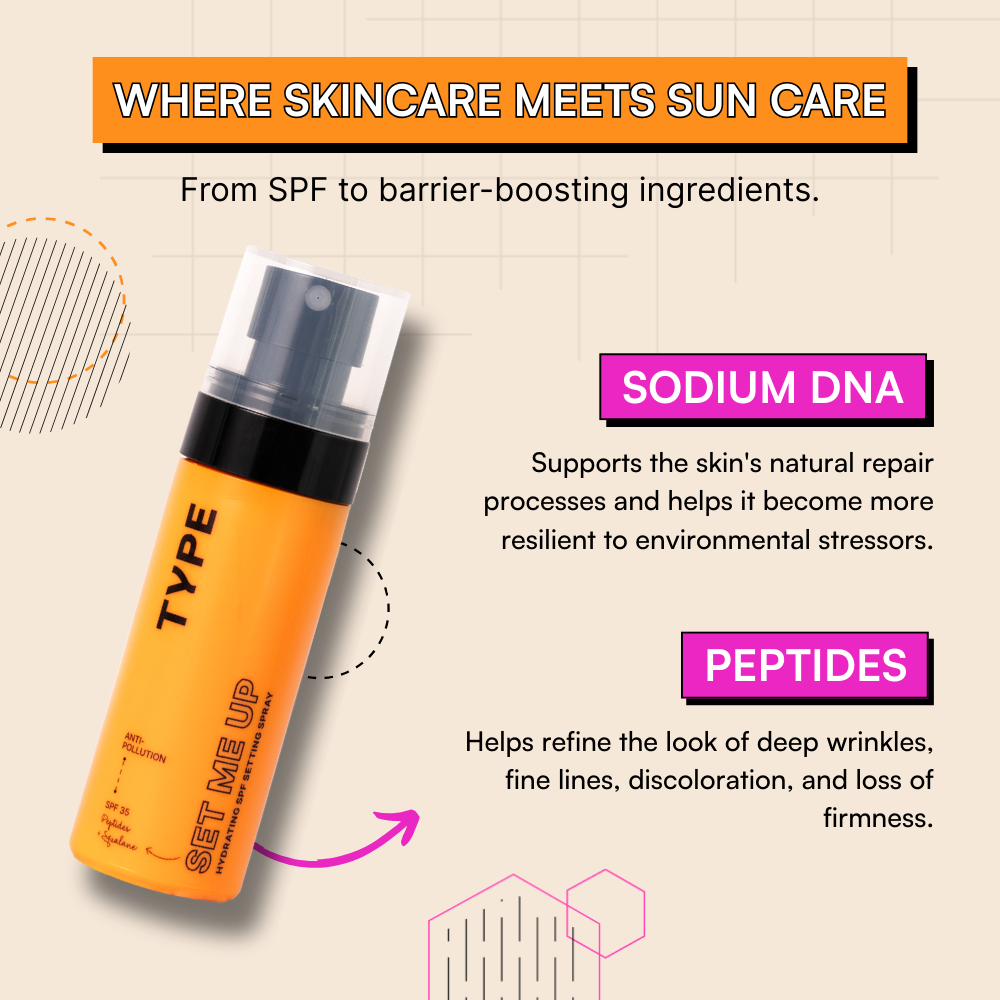 Set Me Up Hydrating SPF Setting Spray | Type Beauty Inc. at Broadway