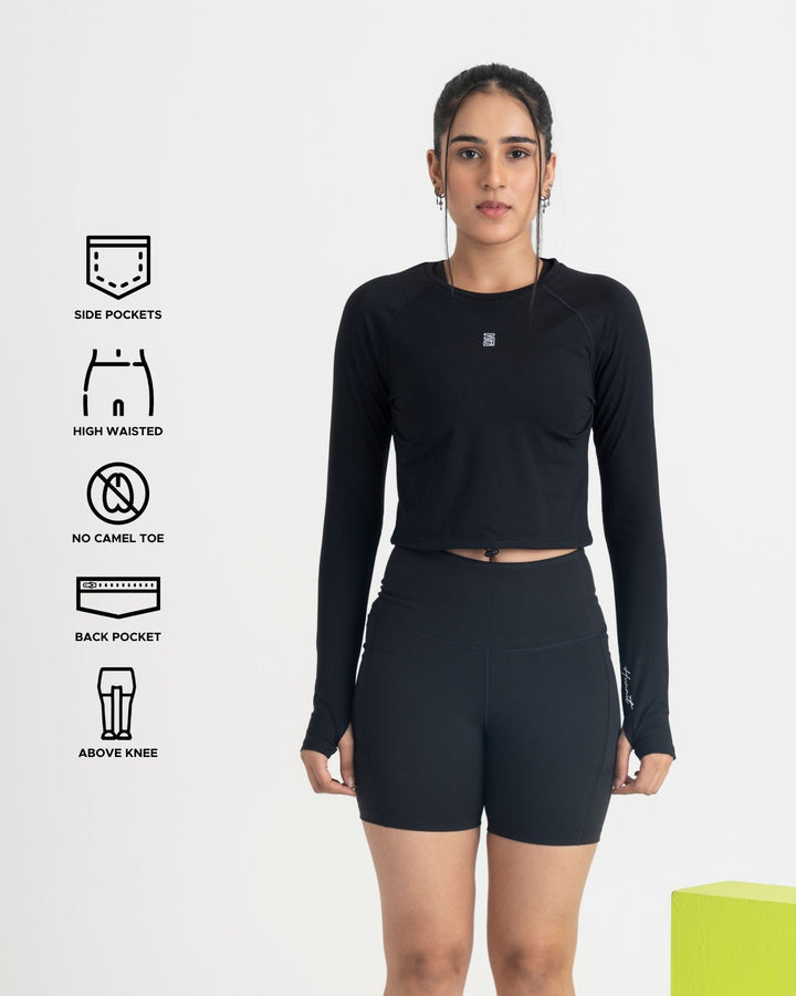 Zen Cycling Shorts | Hunnit at Broadway