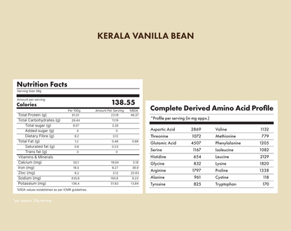 No-Nonsense Plant Protein Kerala Vanilla Bean - 38g