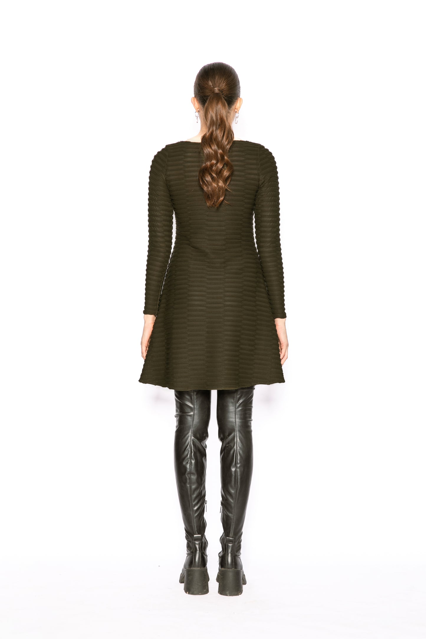 Contemponari-Arete Dress-Green