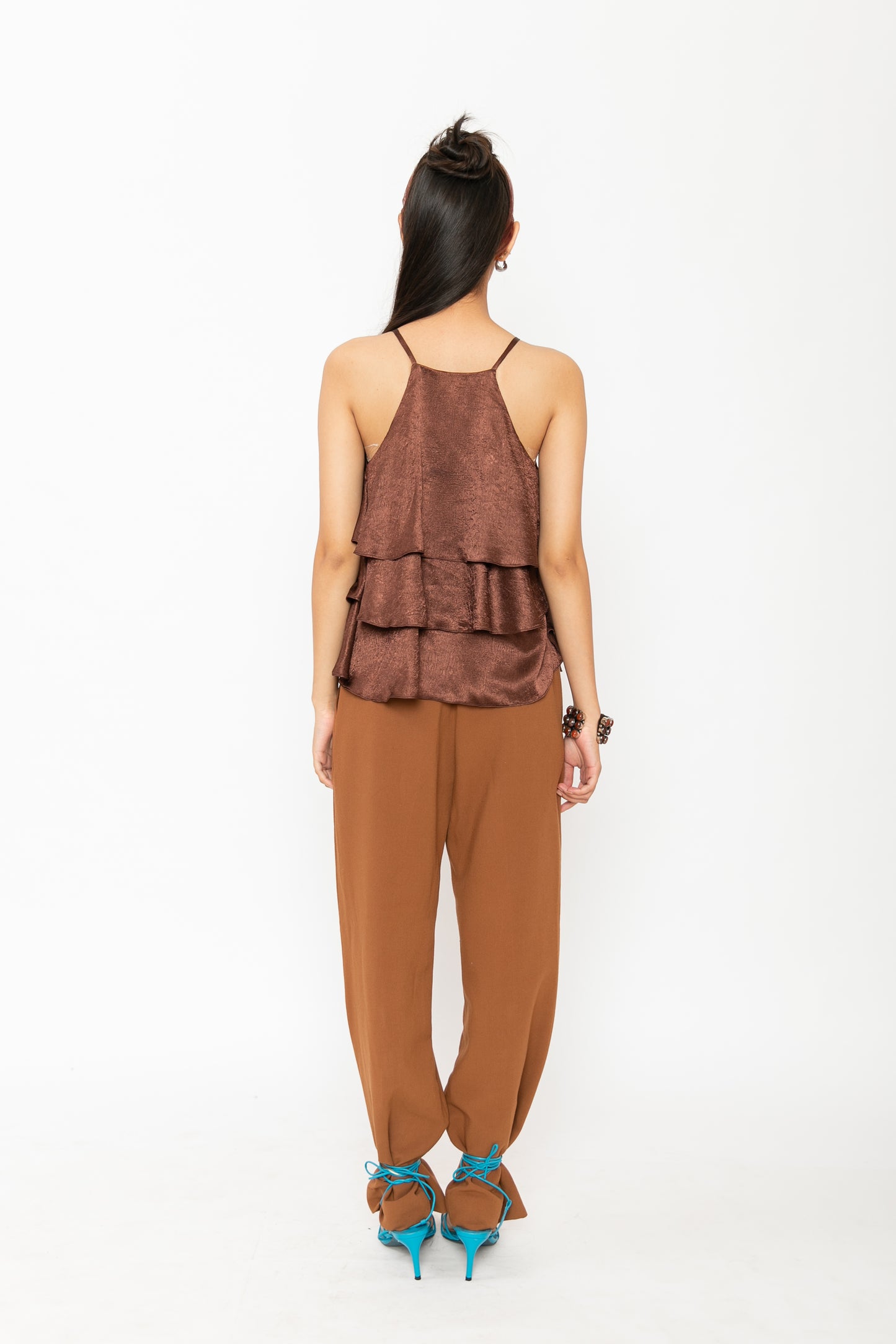 Contemponari-Bittersweet Top-Brown