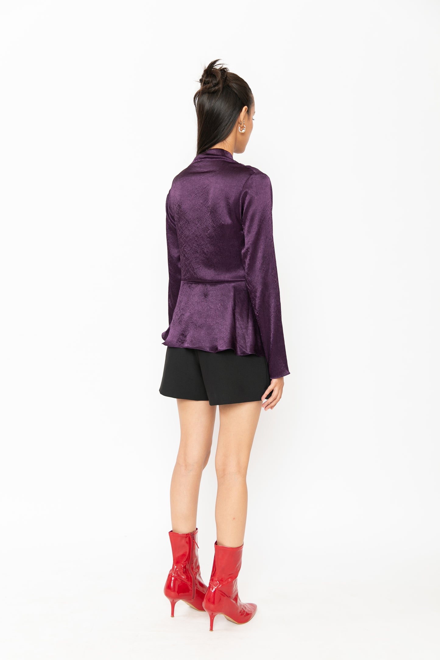 Contemponari-Magnolia Top-Purple